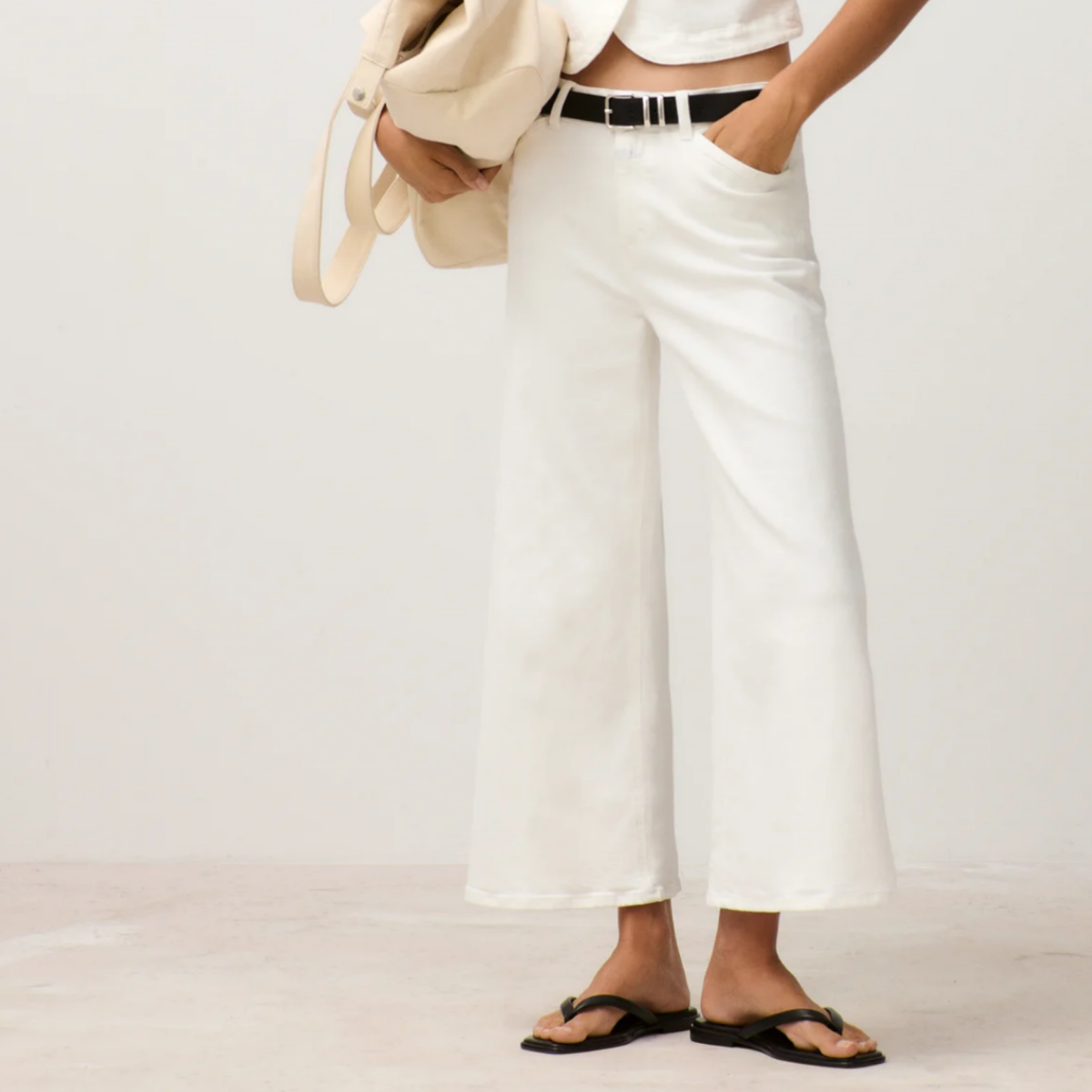 White and Ecru Pants. The Instant Wardrobe Update.