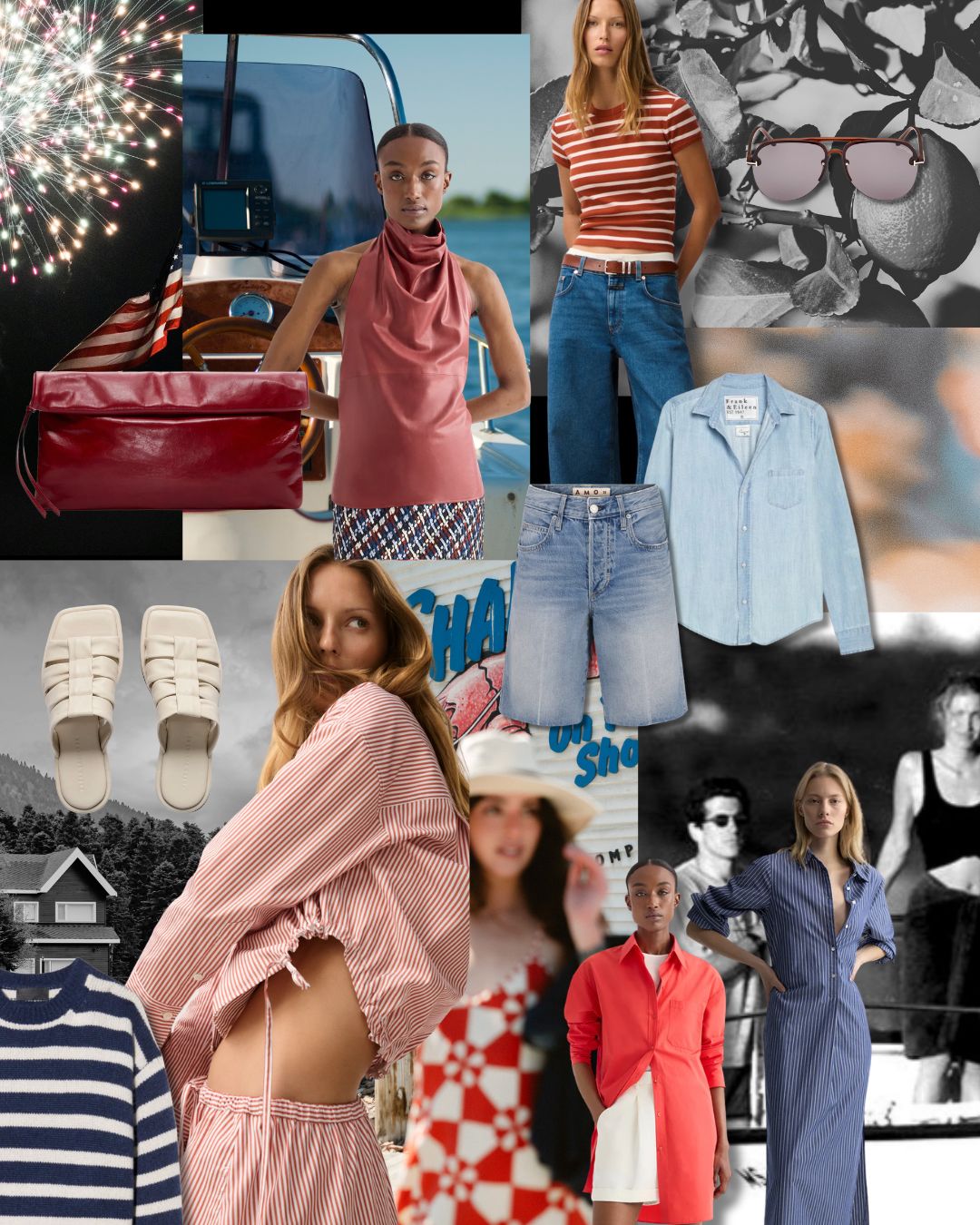 Four Luxe Fourth of July Looks, With a 90s Americana Twist