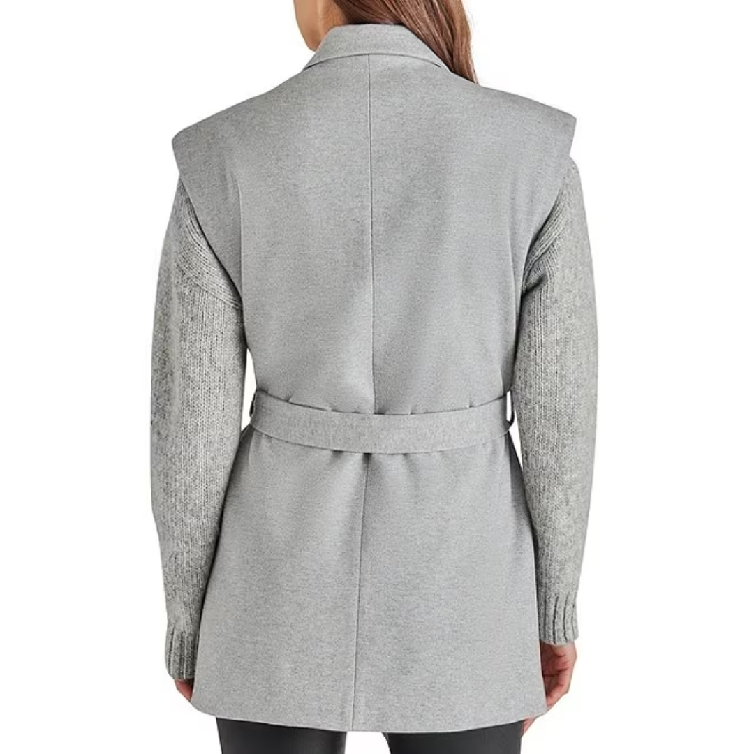 Viviana Vest in Light Grey