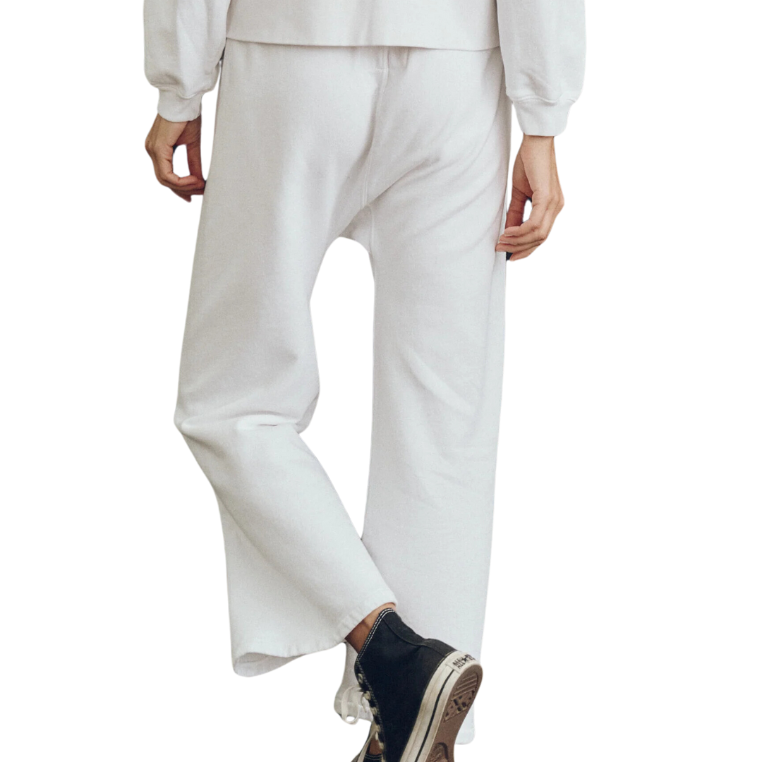 The Relay Sweatpant in True White