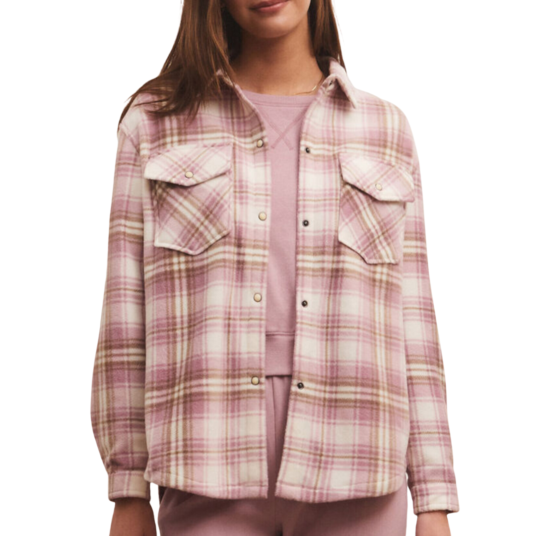 Hiker Two Tone Fleece Jacket in Sandstone