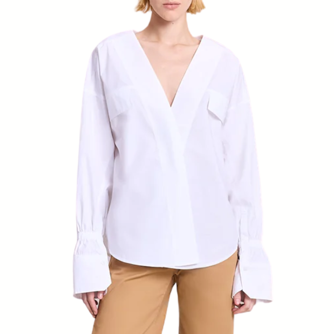 Colette Cotton Top in White