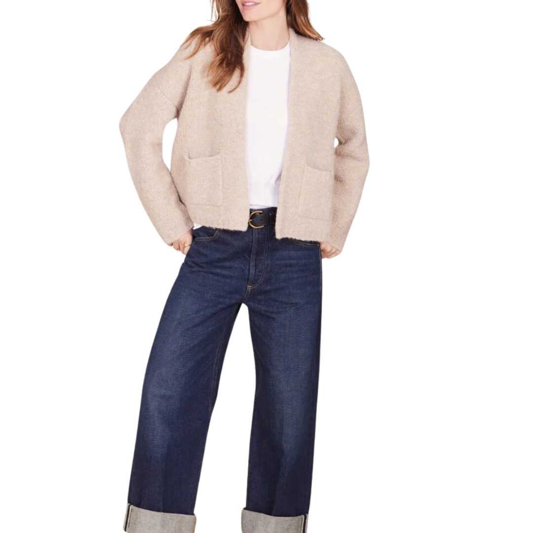 Owen Sweater Jacket in Natural