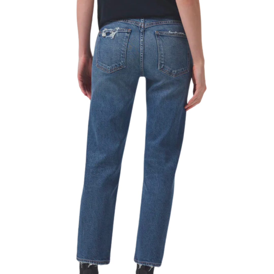 Kye Mid Rise Straight Crop in Notion