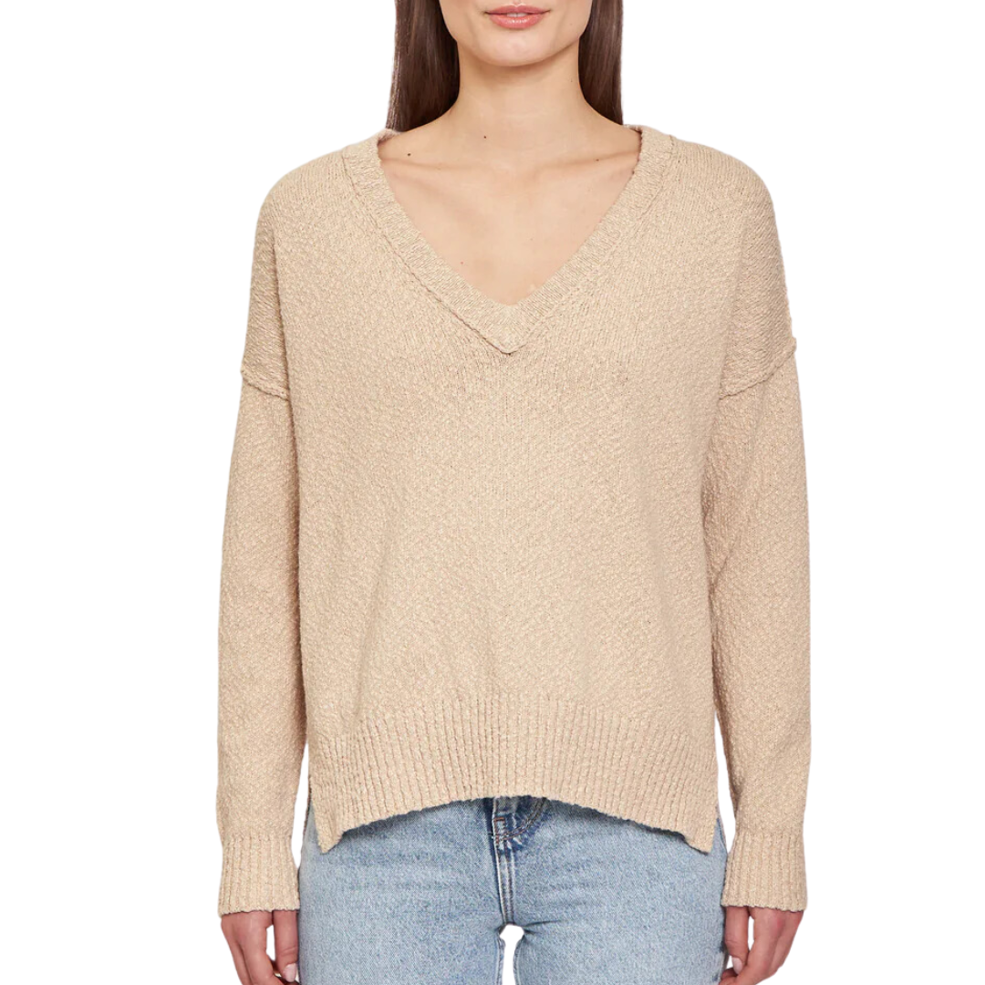 Oversize V w/ Reversed Seams in Sahara