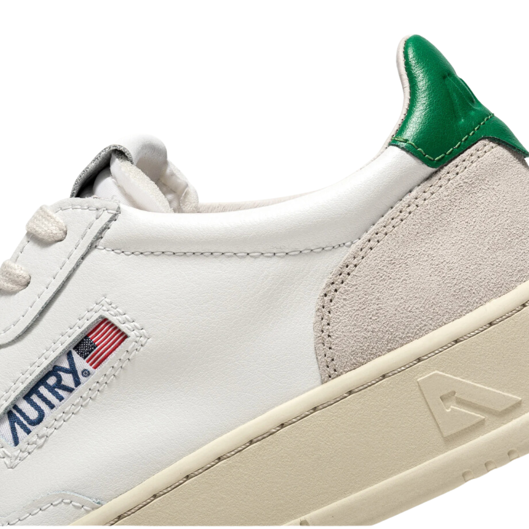 Medalist Low Sneakers in White and Amazon