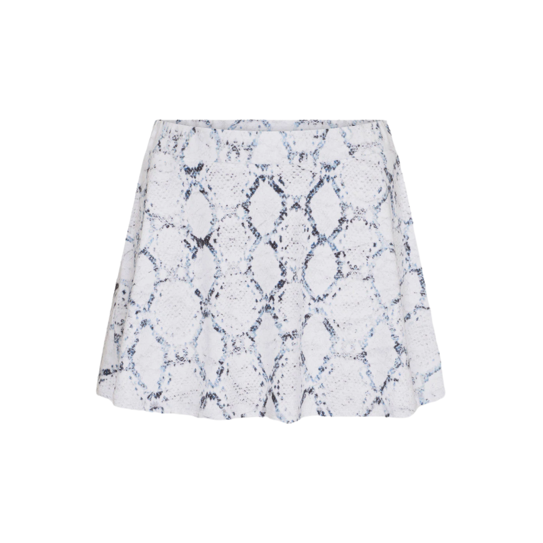 Floyd Skirt in White Snake