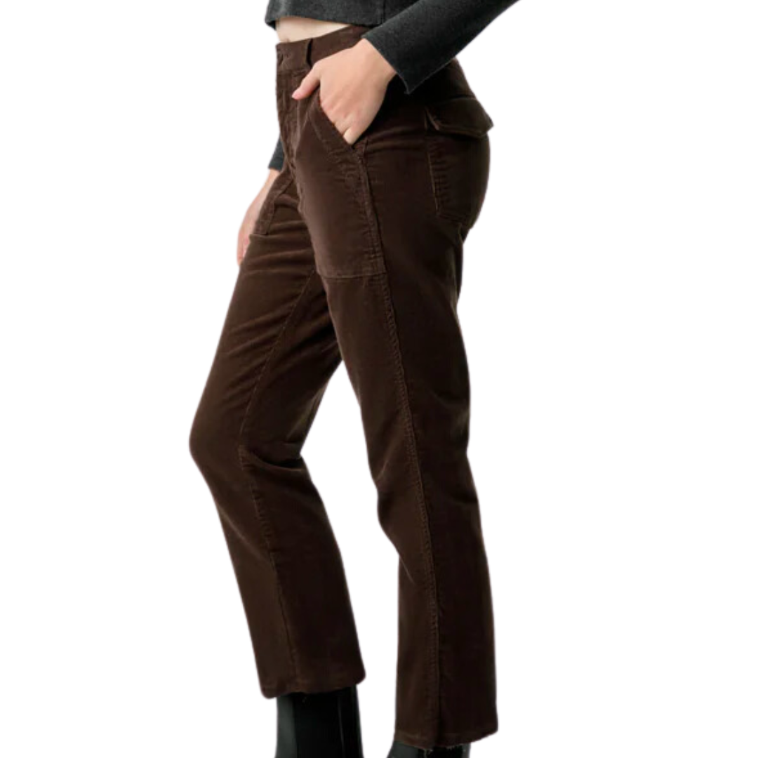 Easy Army Trouser Cord in Espresso