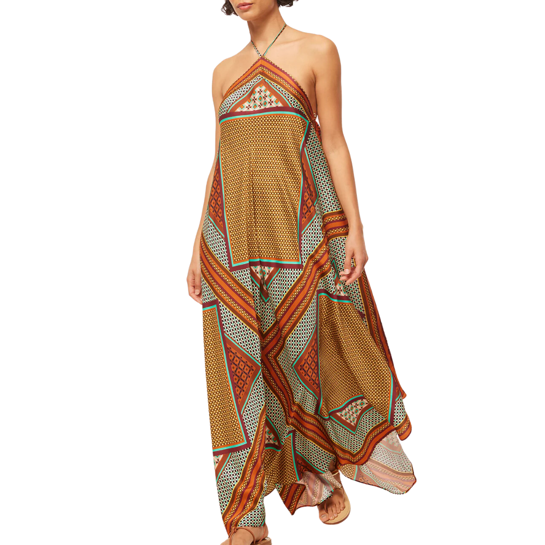 Raban Dress in Positano Scarf