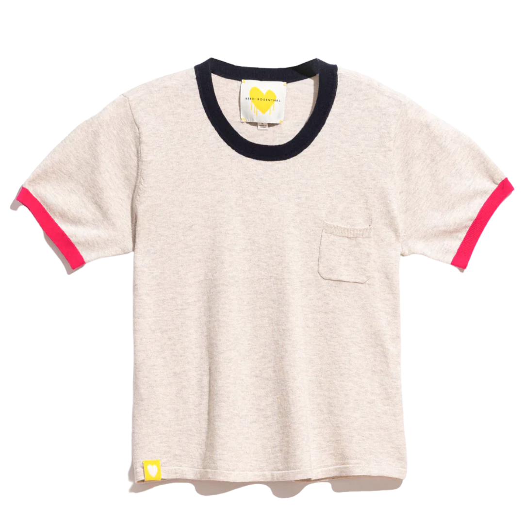 Lonnie Ringer Tee in Quartz