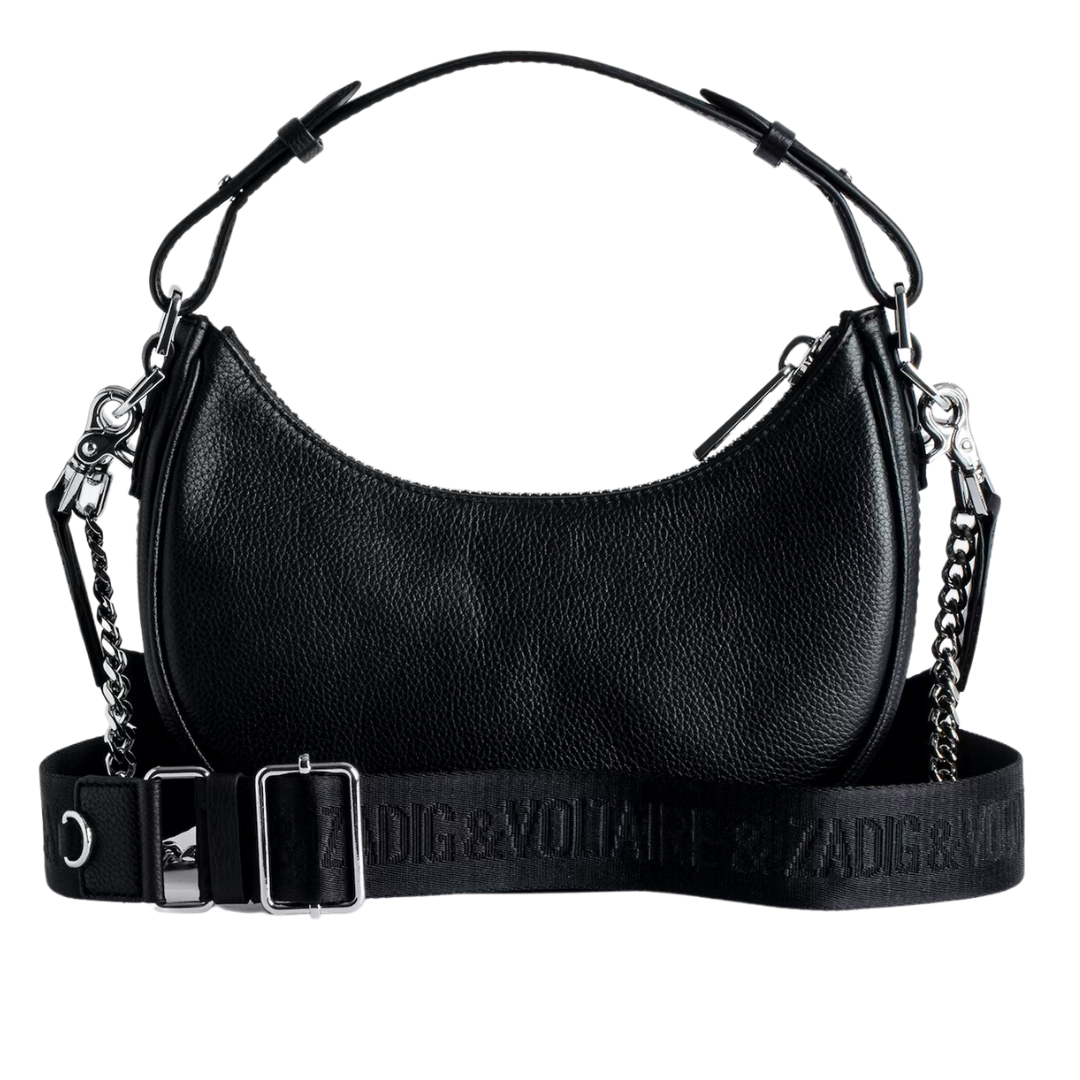 Moonrock Dotted Swiss Bag in Noir
