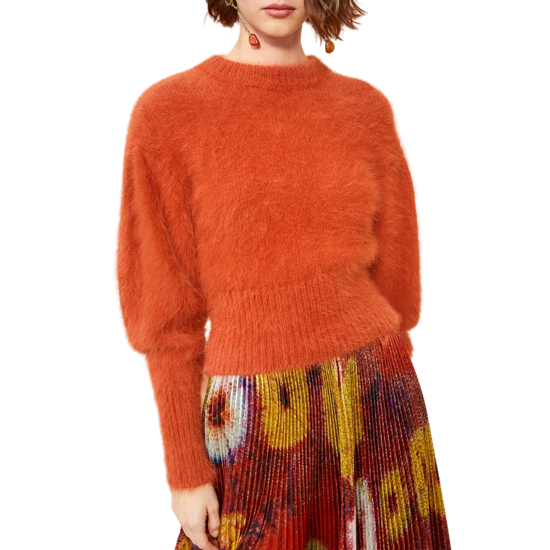 Emira Pullover in Redwood