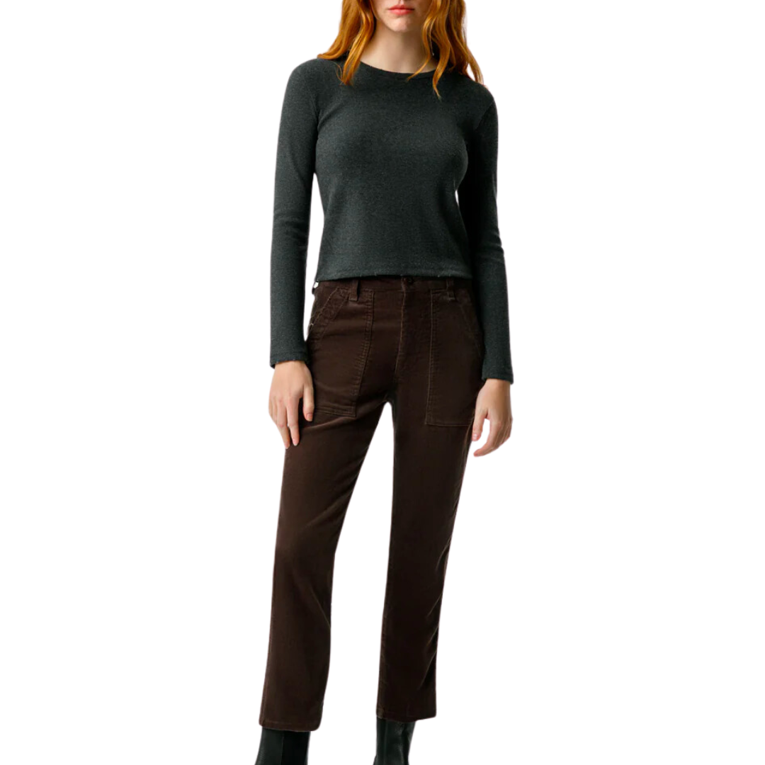 Easy Army Trouser Cord in Espresso