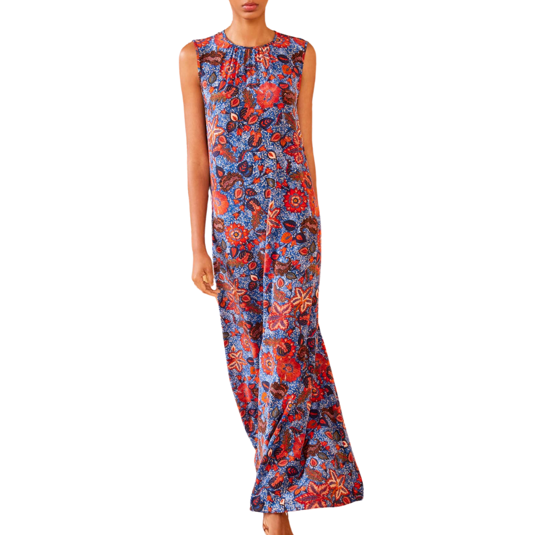 Corsica Dress in Clematis