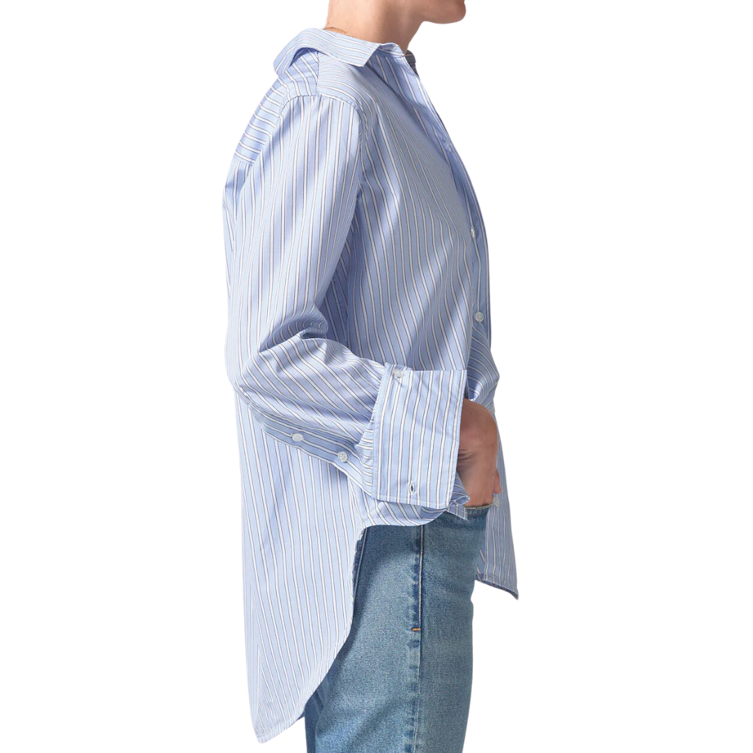 Shay Shirt in Melissani Stripe