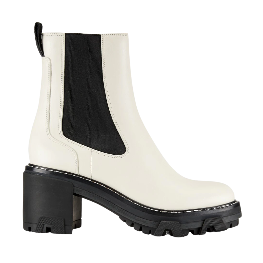 Shiloh Mid Boot in Antique White