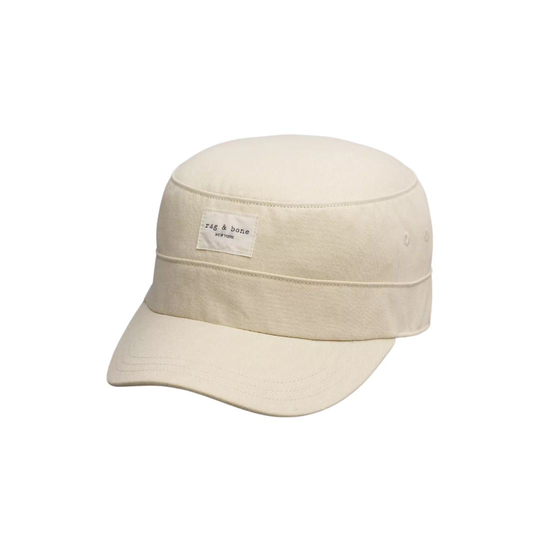 NEW RAG & BONE women\'s addison flat cap in parchment rag & bone - Addison Beanie – Threadfellows main image 3