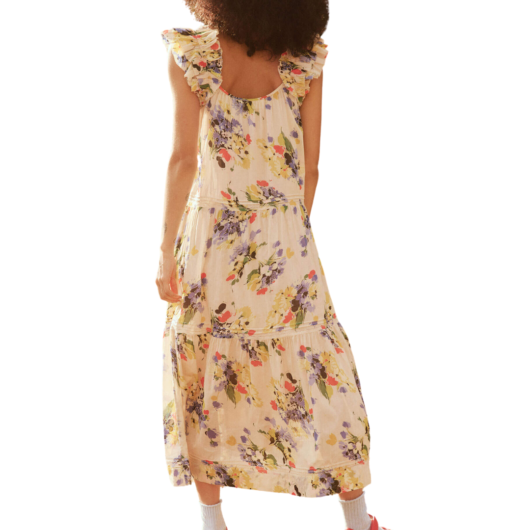The Dove Dress in Bright Grove Floral