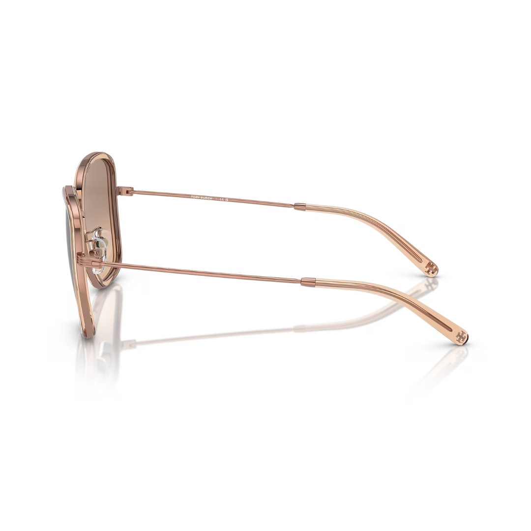 TY6101 Sunglasses in Transparent Blush