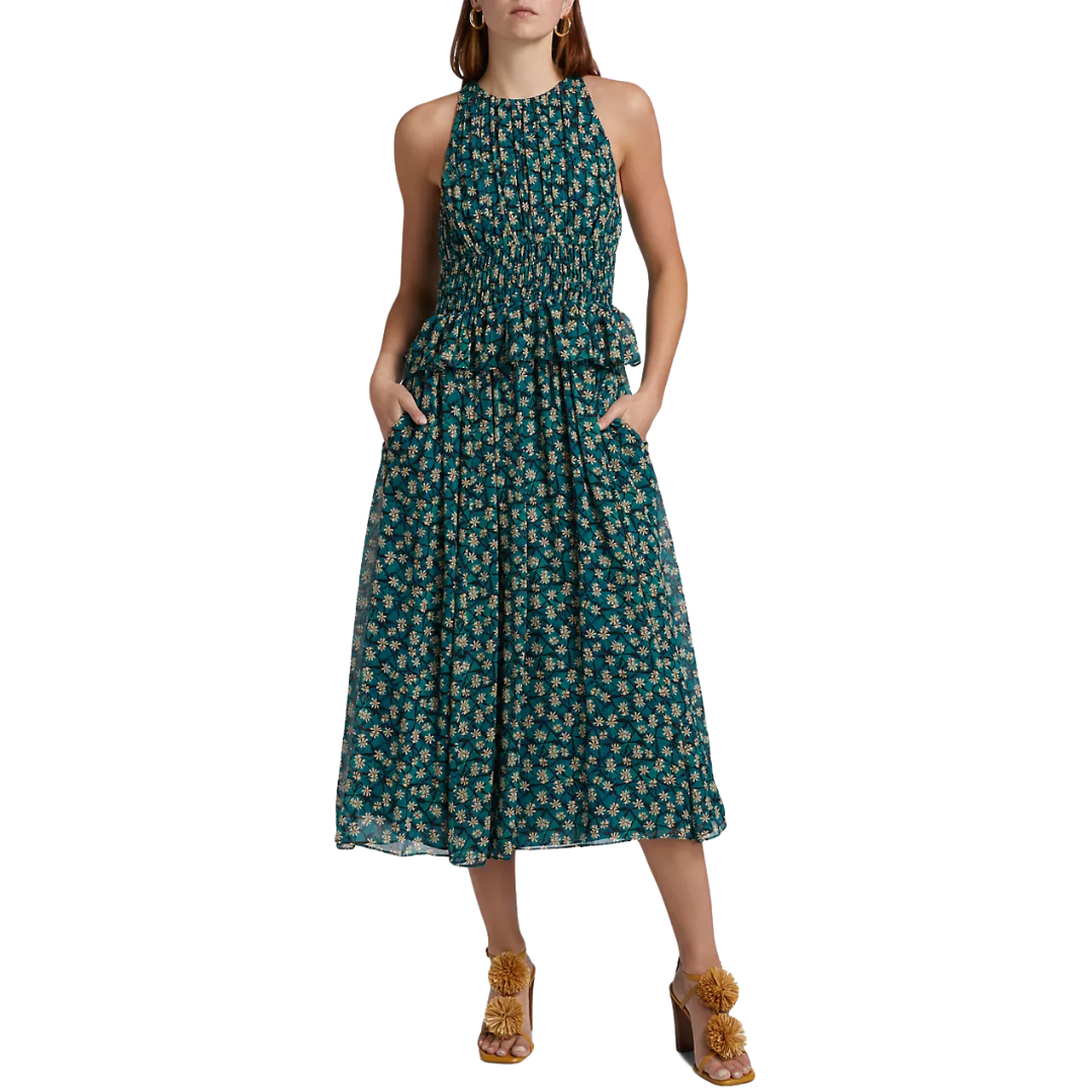 Adeline Dress in Clematis