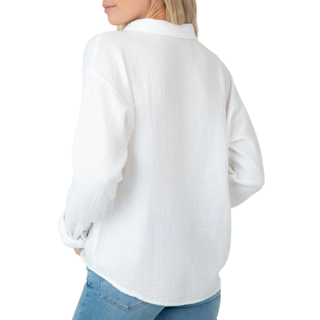 Reese Pullover in White