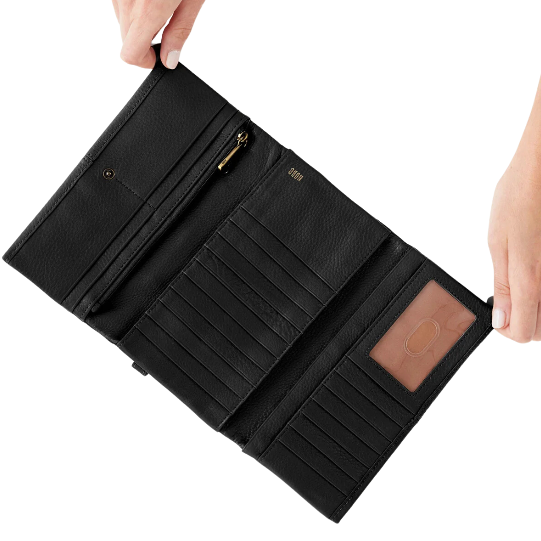 Keen Continental Wallet in Black