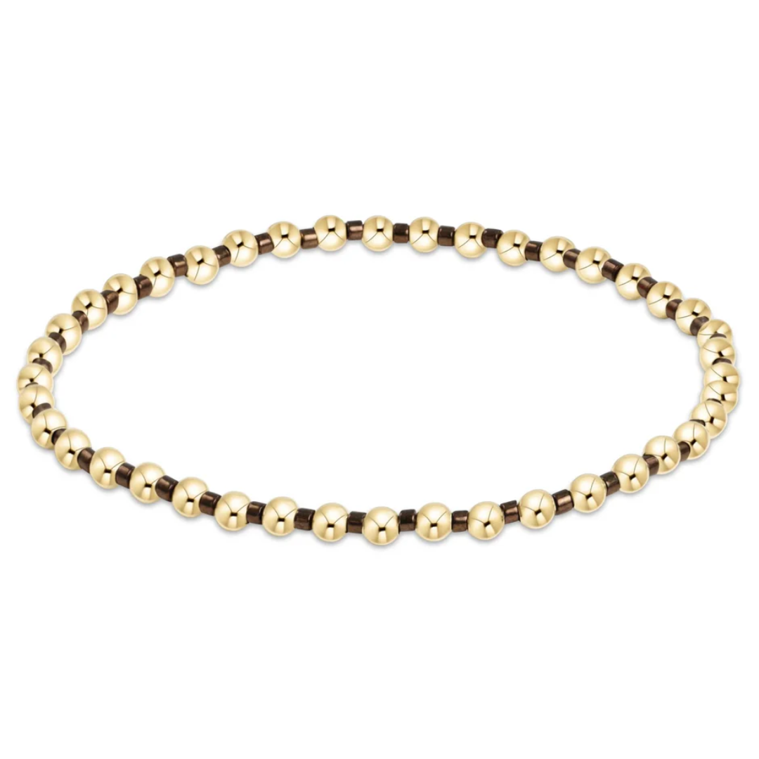 Hope Grateful Bracelet in Metallic Bronze