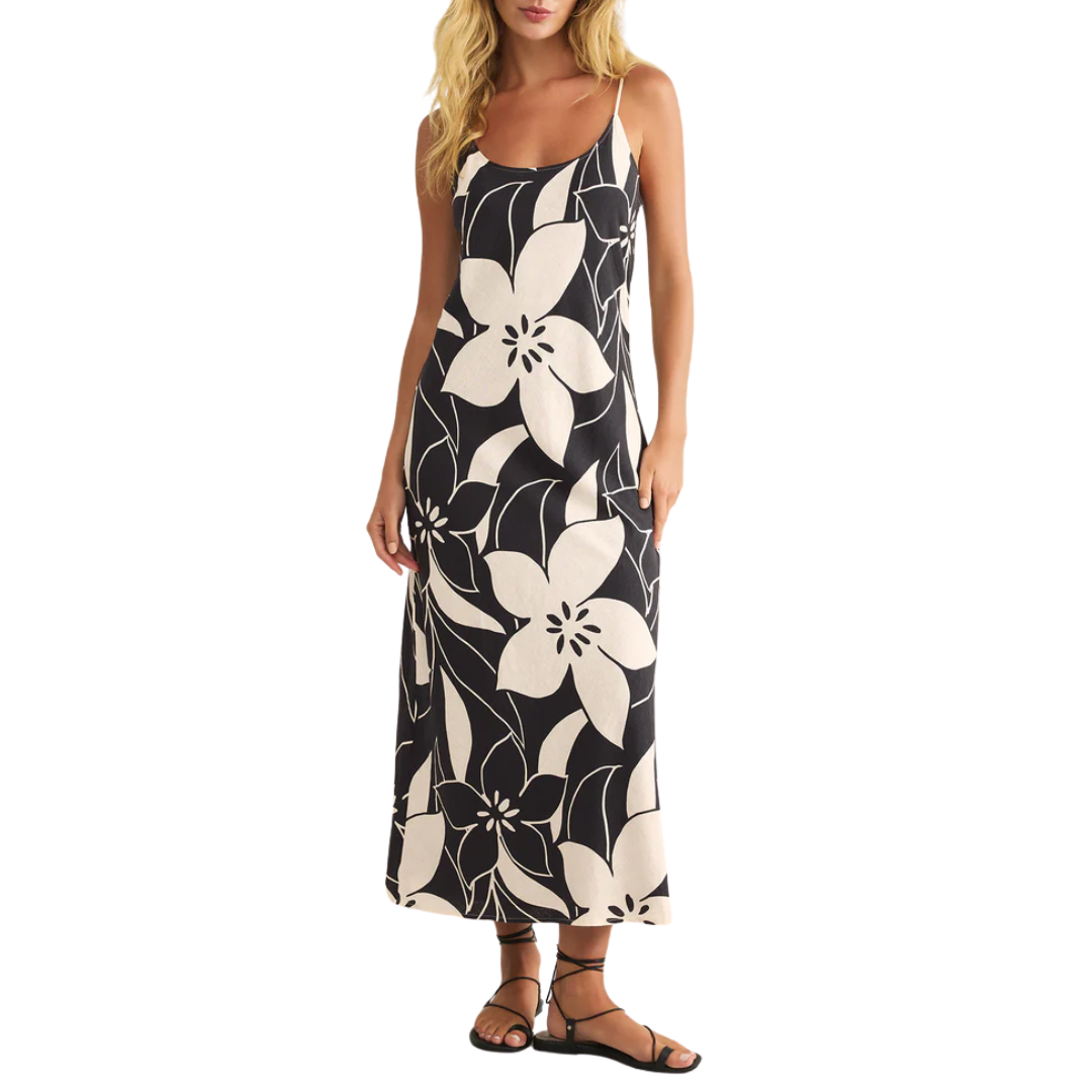 Cecily Madero Maxi Dress in Black