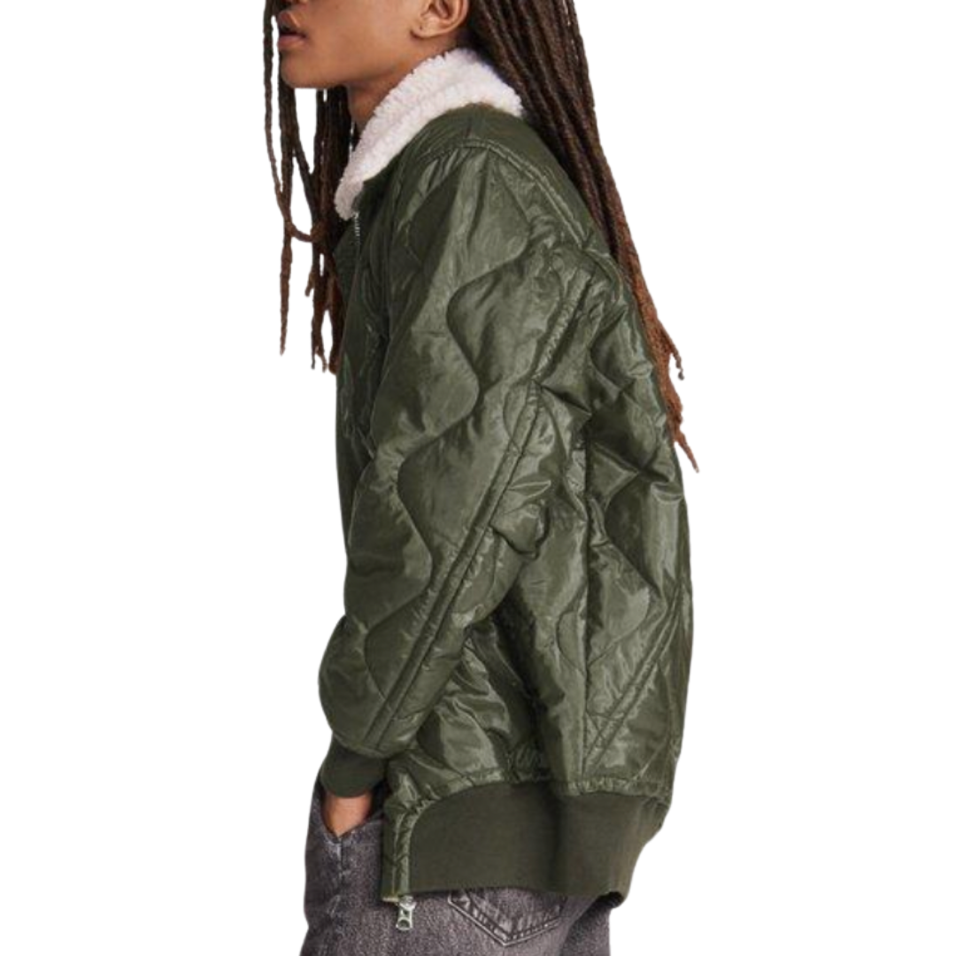 Rag and Bone Tyne Cotton Flight Bomber - Side View