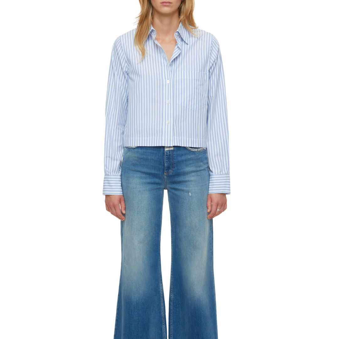 Striped Blouse in Blue Horizon
