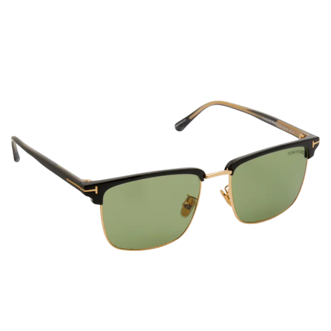 Hudson Sunglasses in Black and Gold