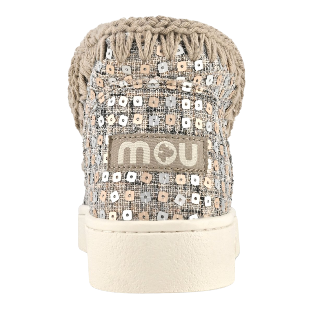 Summer Eskimo Woven Textiles Sneaker in Gold