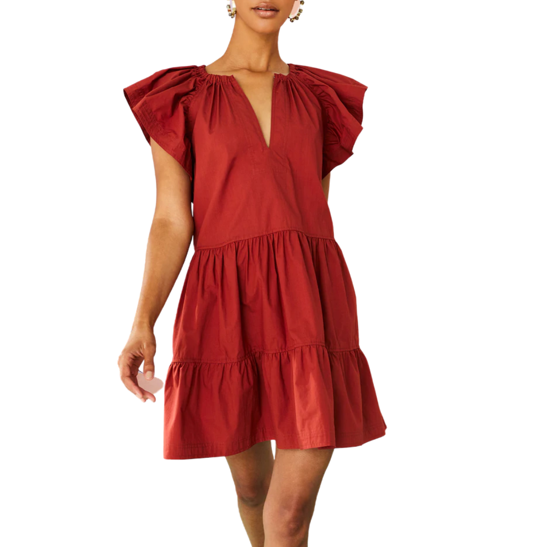 Kara Dress in Clay