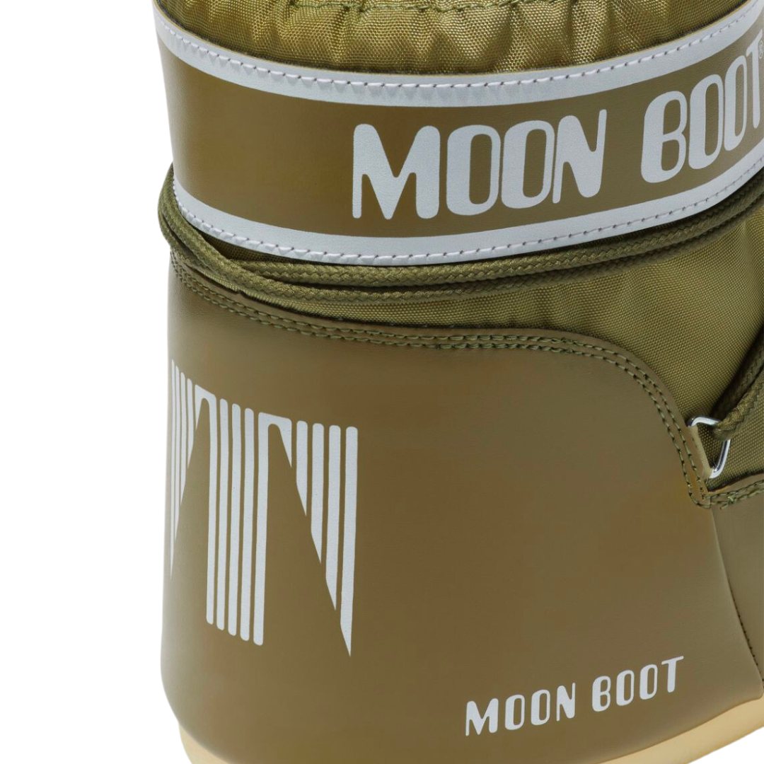 Icon Low Nylon Boots in Khaki