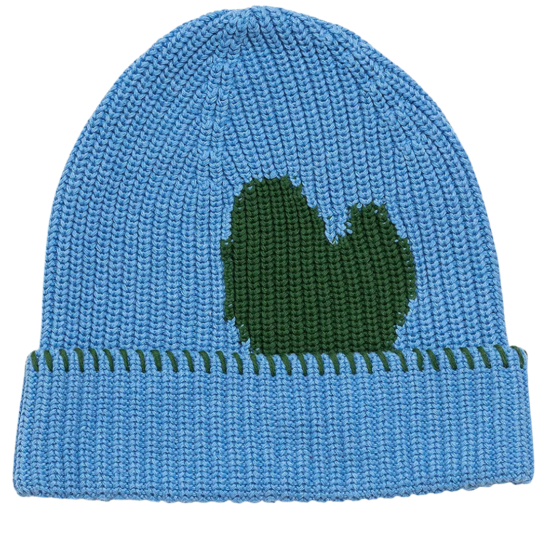 Beanie Max Heart in Spirulina