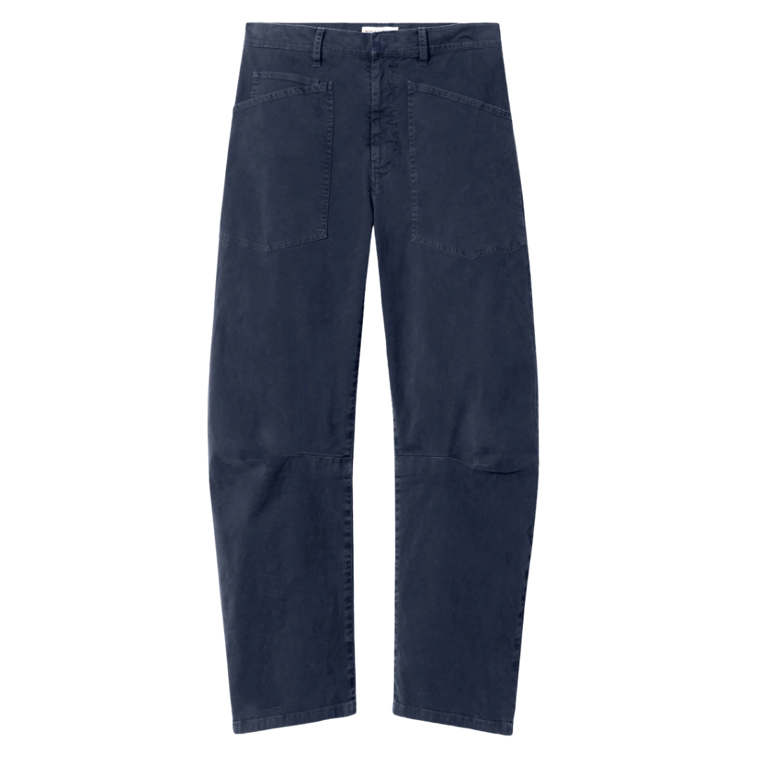 Shon Cotton Pant in Vintage Washed Admiral Blue