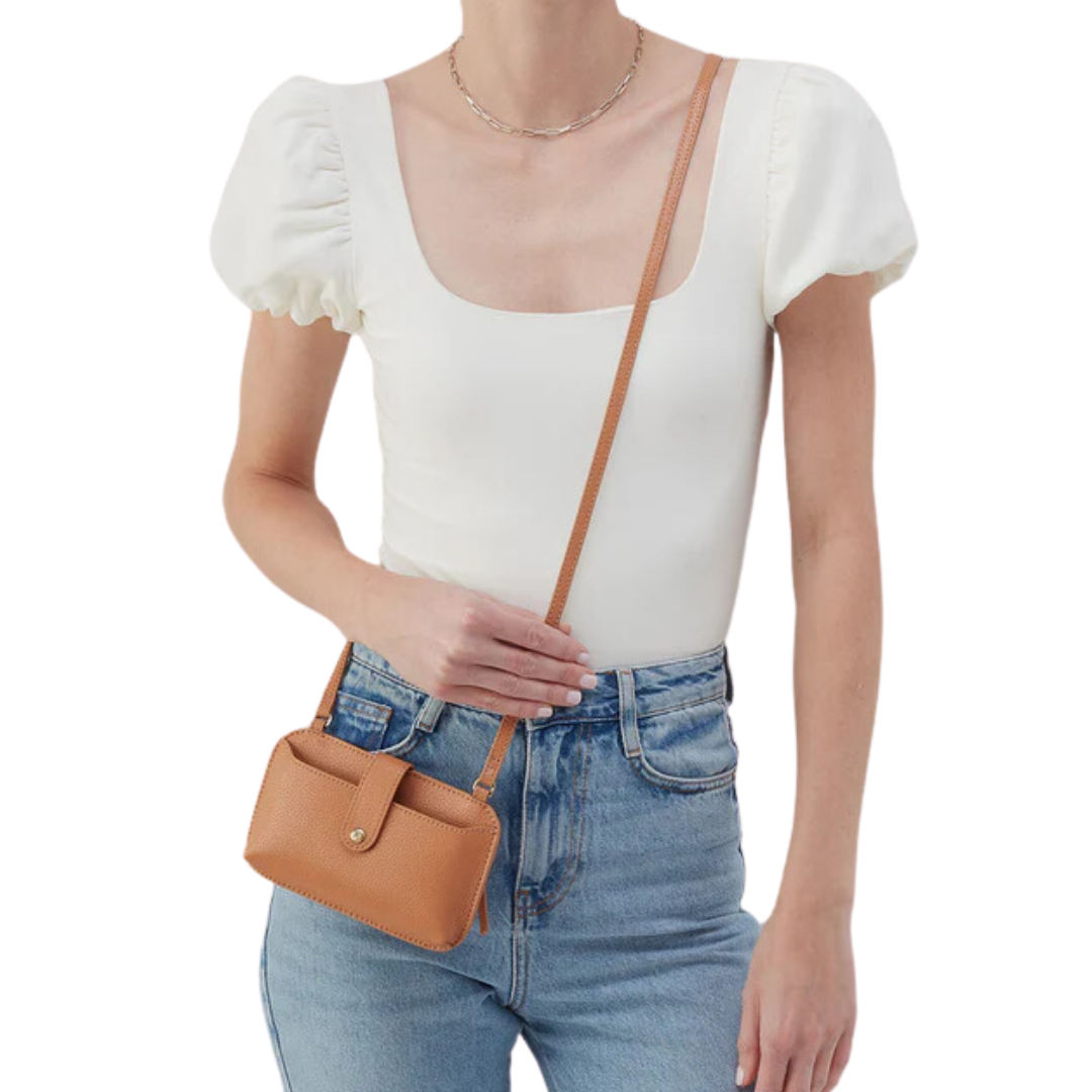 Vida Phone Crossbody in Biscuit