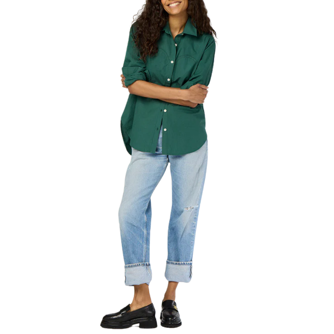 Mia Shirt Max Heart in Emerald