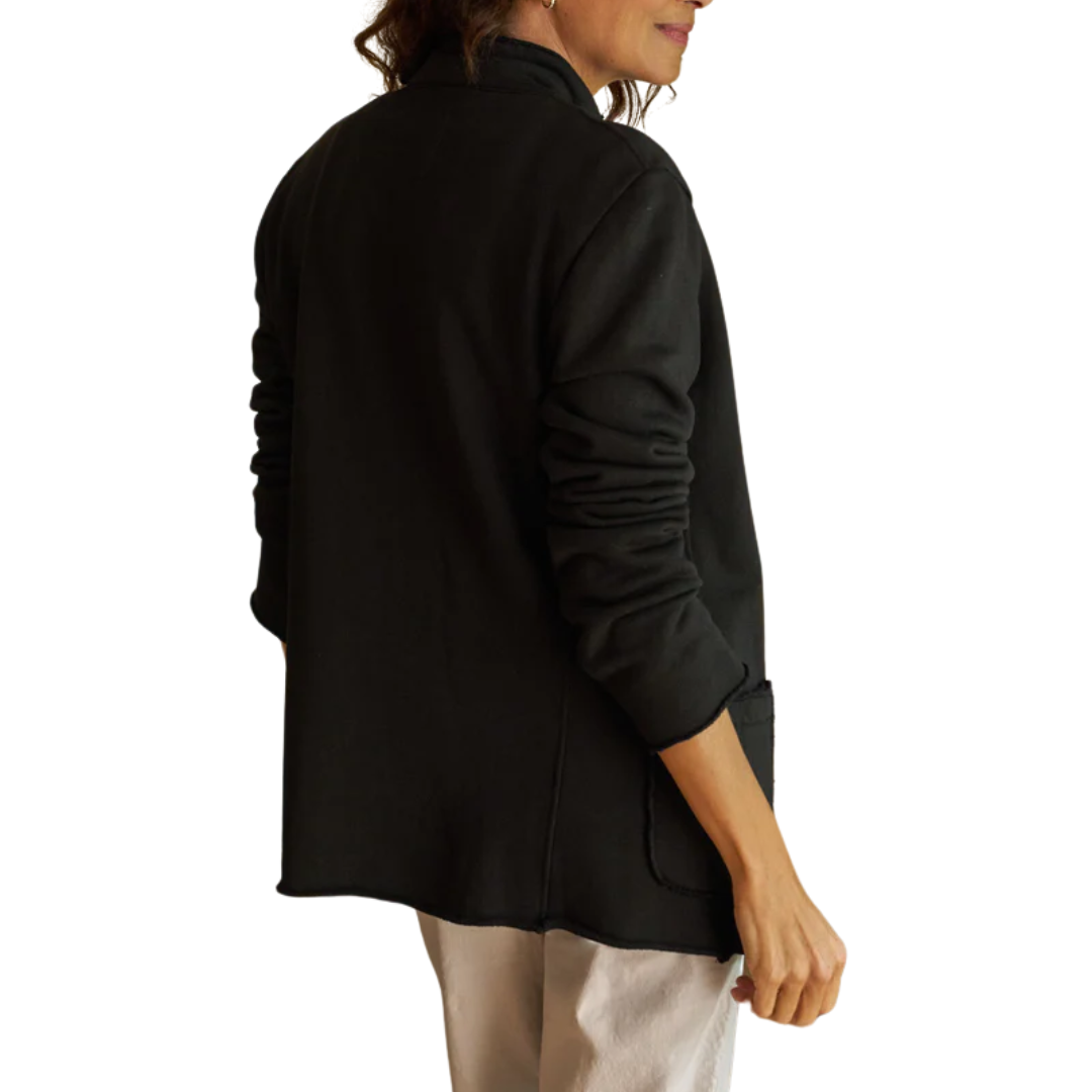 Dublin in Triple Fleece Black