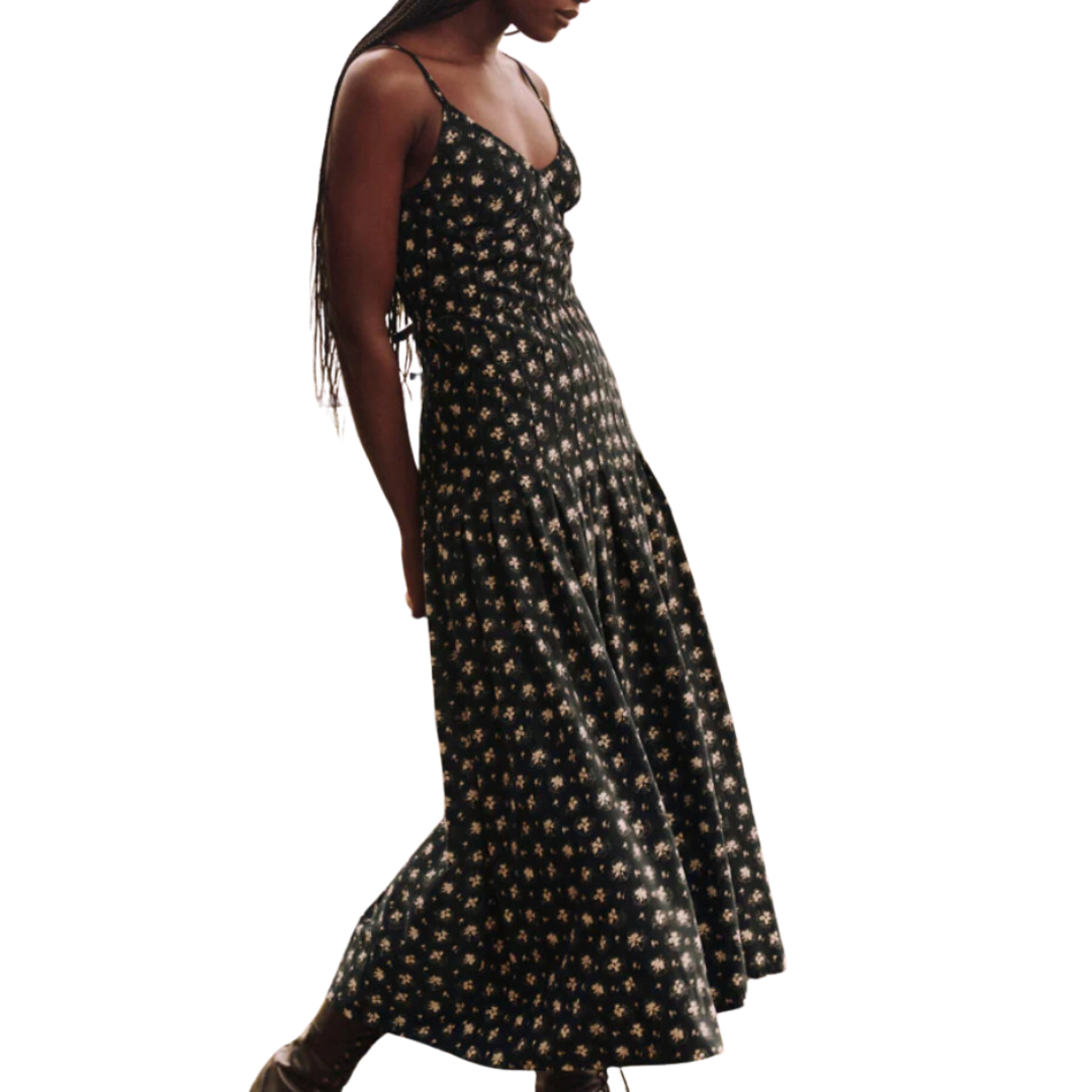 The Petticoat Dress in Night Lily
