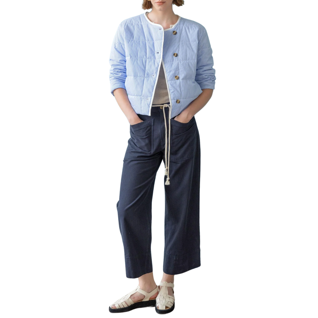 Patch Pocket Pant in Navy