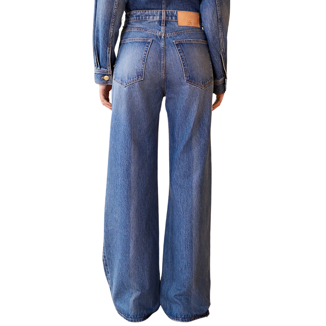 The Willow Jean in Danube Medium Indigo Wash