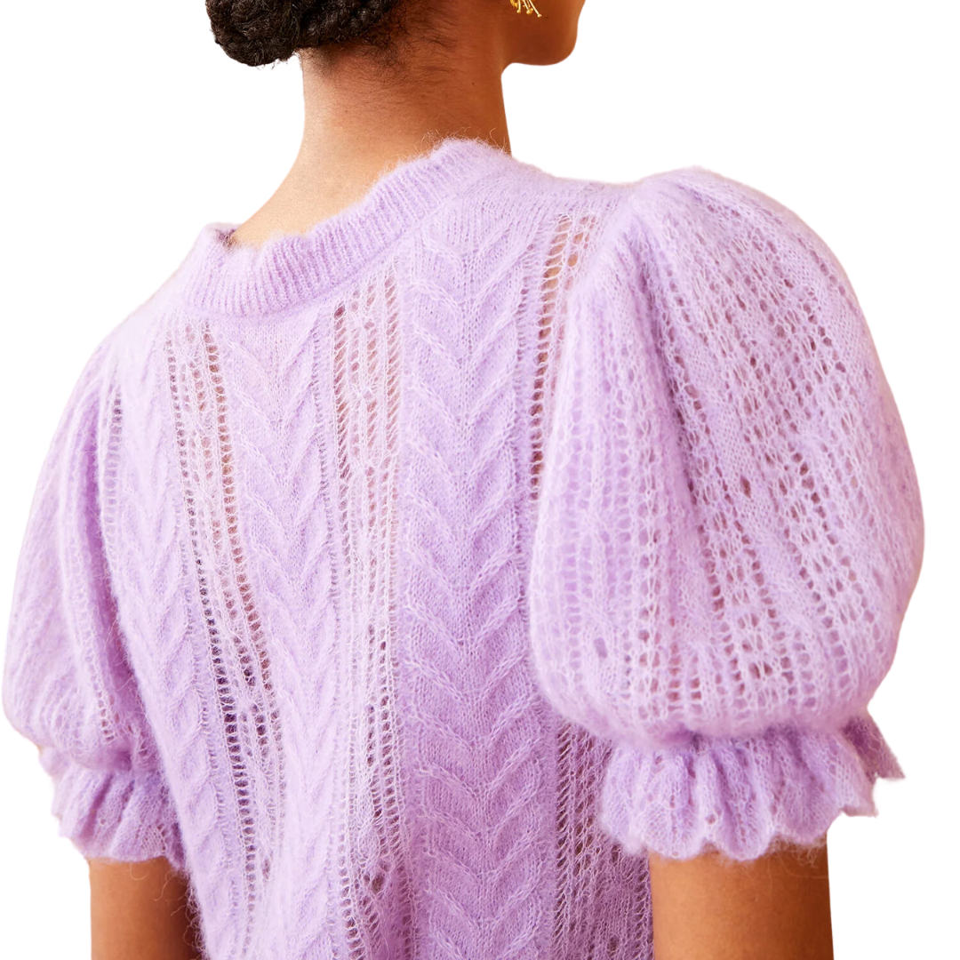 Mavis Top in Lavender