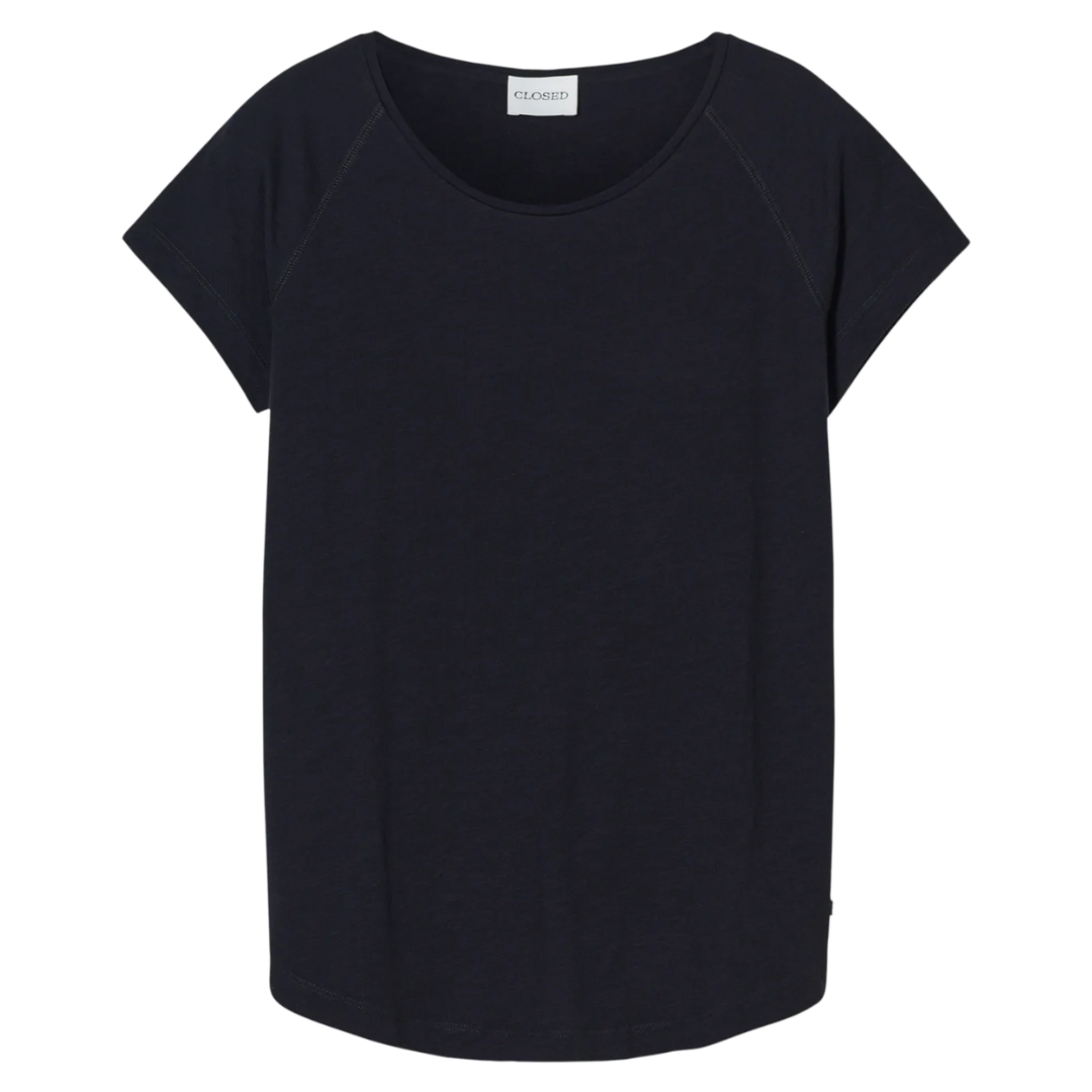 Raglan Shortsleeve Shirt in Black