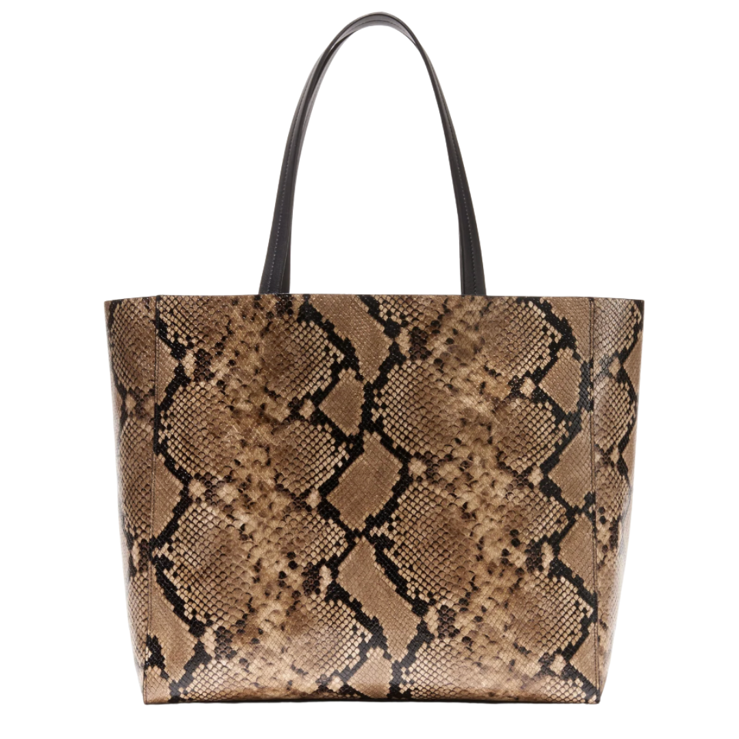 Medium Keith Bag in Taupe Snakeskin