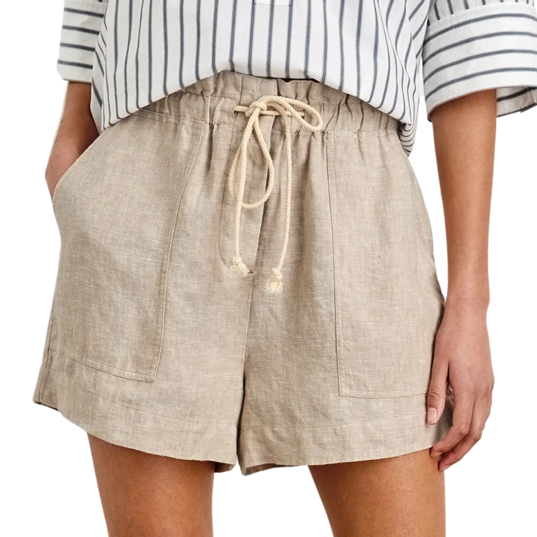 Foster Short in Heathered Flax