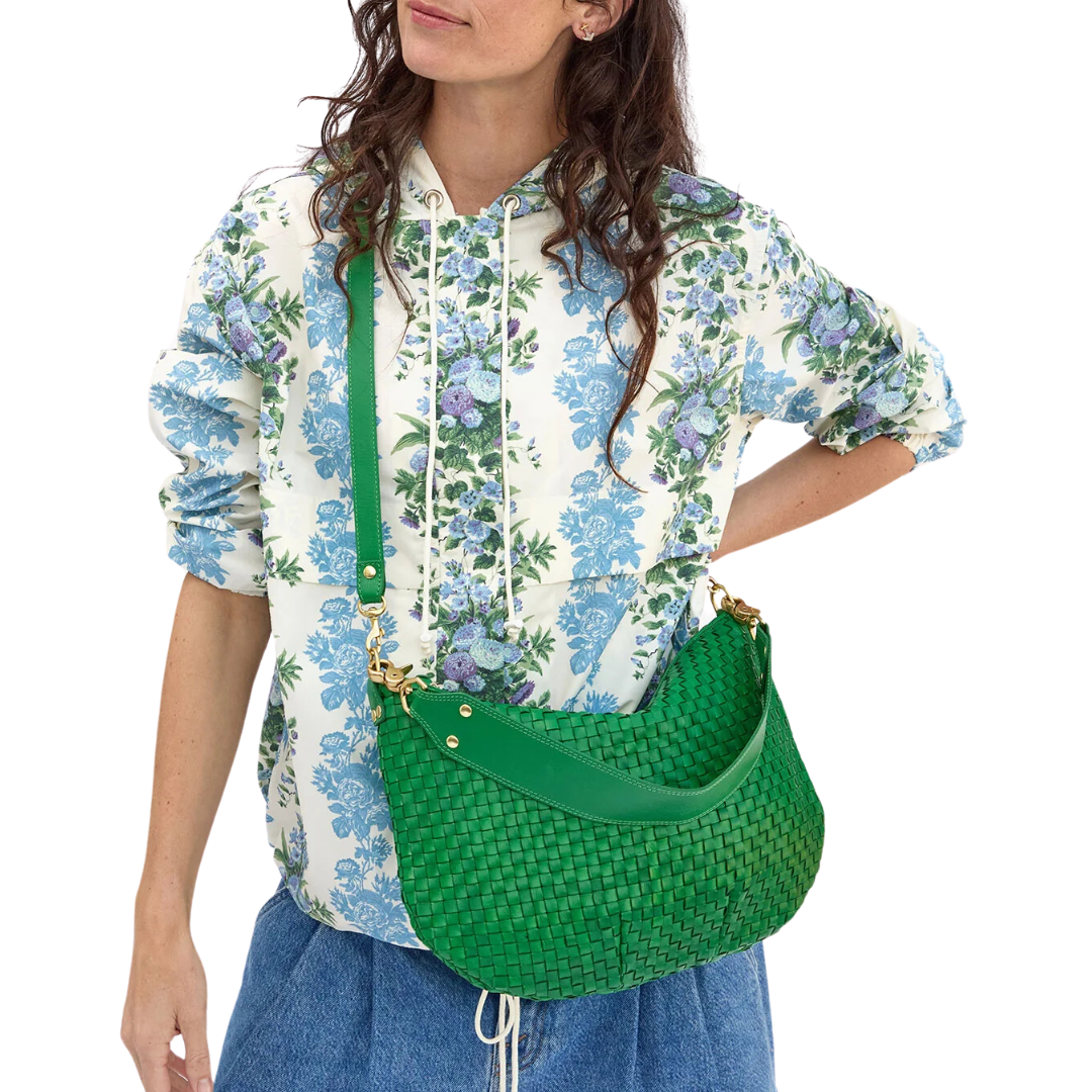 Moyen Messenger in Grass Woven Checker
