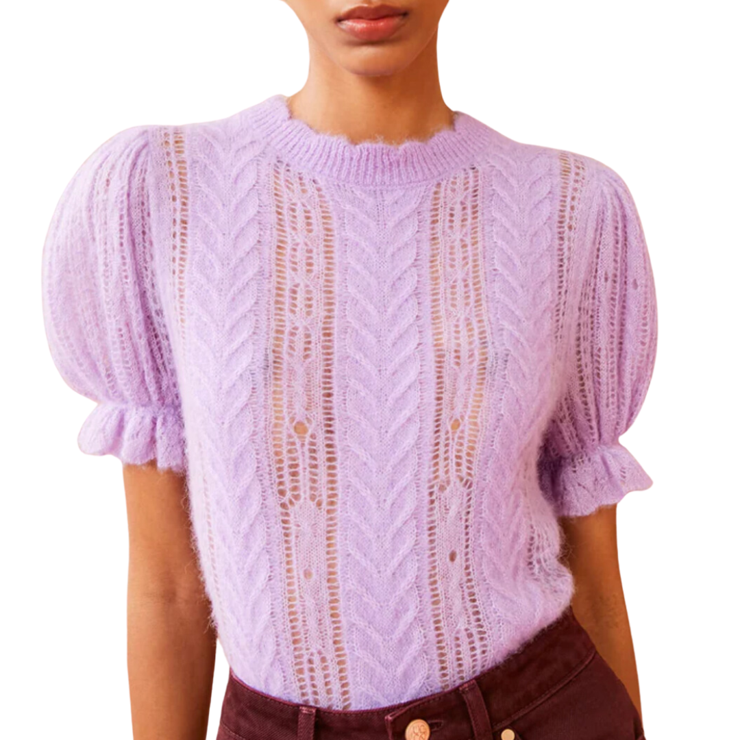 Mavis Top in Lavender
