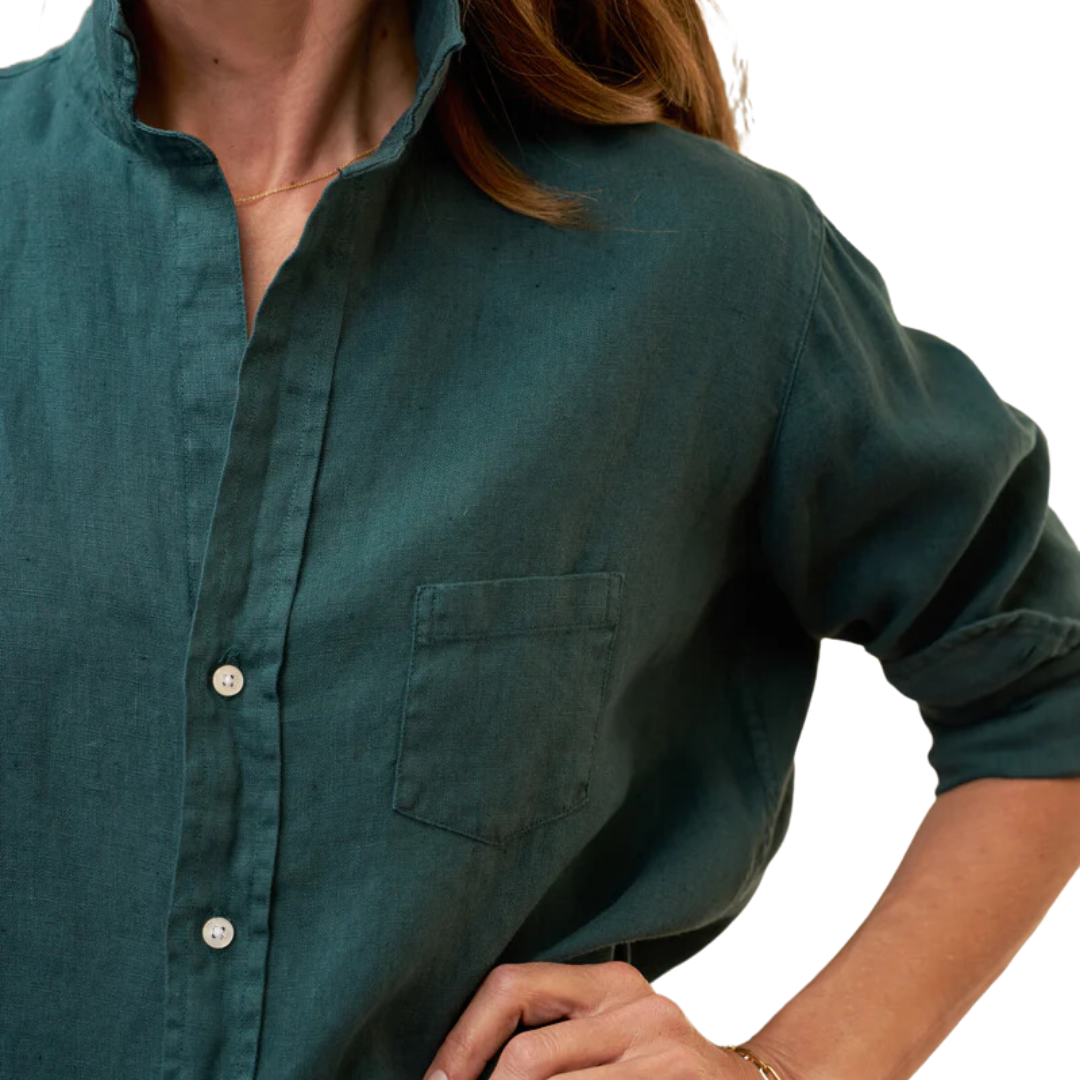 Eileen in Italian Linen Forest