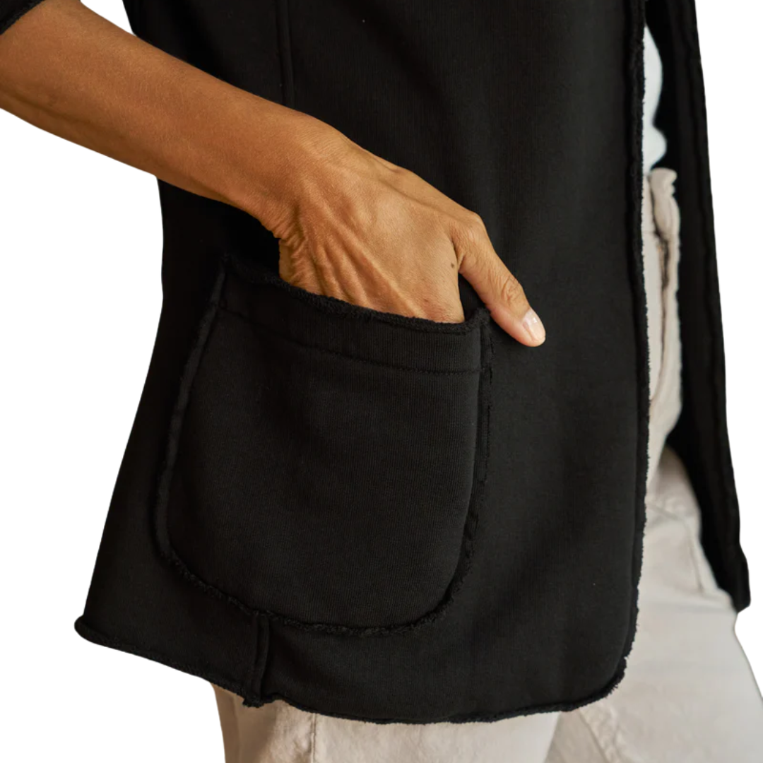 Dublin in Triple Fleece Black